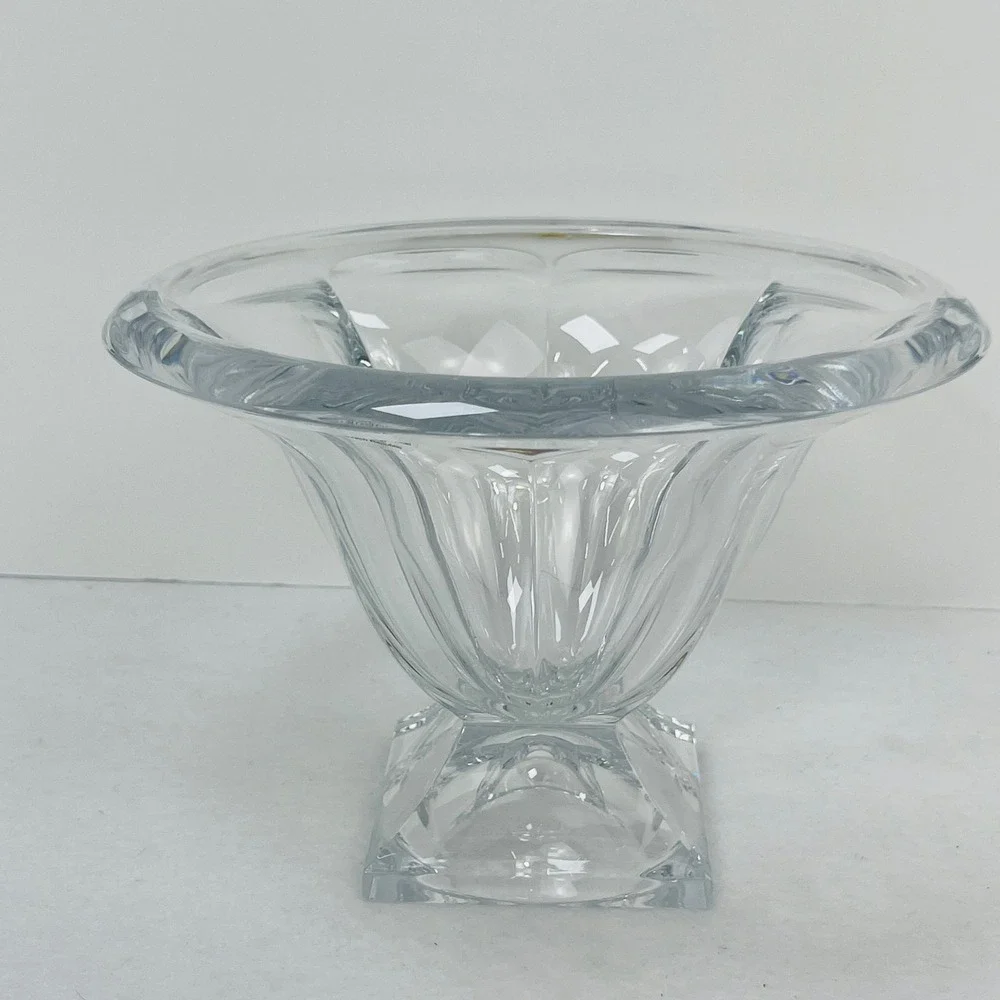 Royal Limited 24% Lead Crystal Votive Candle Holder Czech Republic Flared Bowl